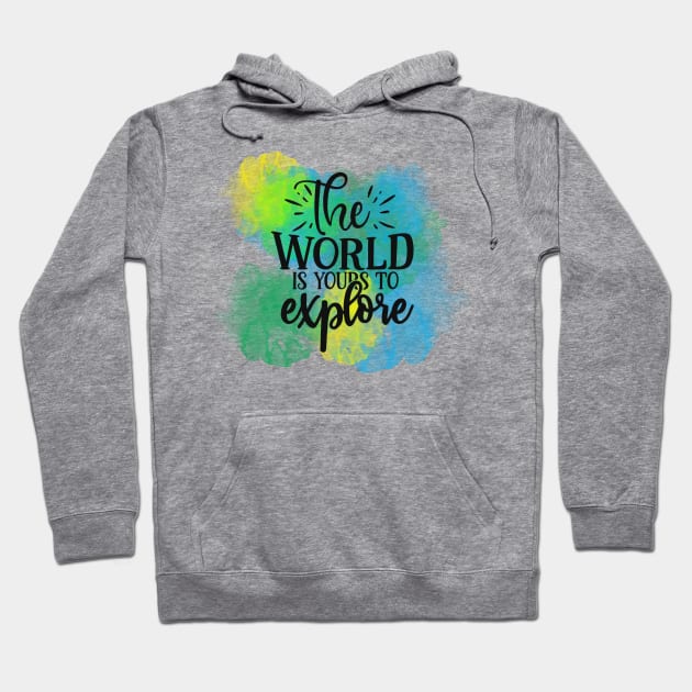 Traveling Around the World Hoodie by ShopBuzz